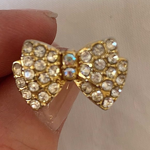 Rhinestone bow ring - Picture 2 of 8